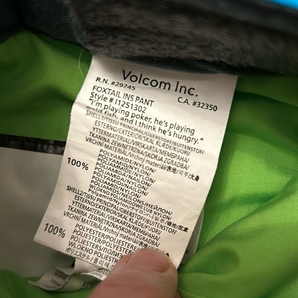 Volcom Foxtails Insulated Snowboard Pants - Boys' XL - Picture 2 of 14